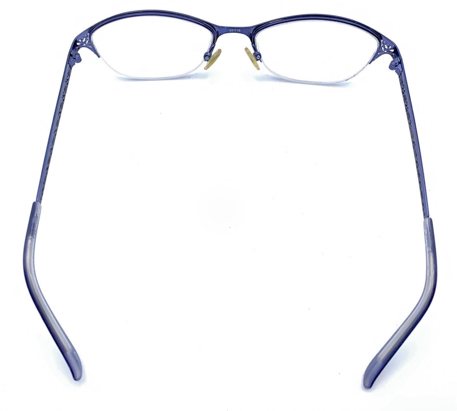 Tommy Bahama TB152 Violet Fields Eyeglasses Frames Purple Semi Rimless 53-17-135 Tommy Bahama TB50 Purple Wave Aqua Blue Eyeglasses Frames 51  main image 3