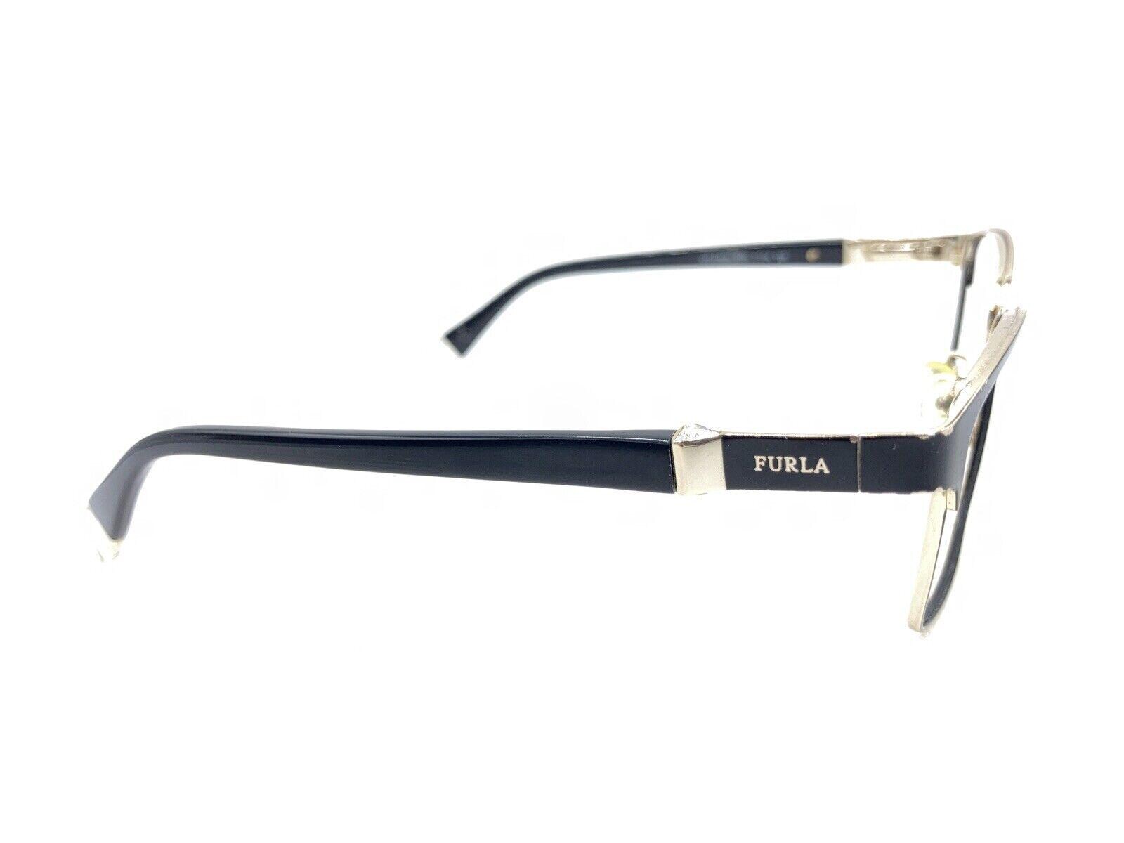 FURLA VFU757K Eyeglasses Frames RX-able Gold NWT Furla VFU 587 0301 main image 2