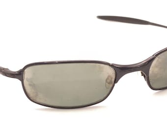 Oakley Rx Square Wire 2.0 Black Rectangle Wrap Metal Eyeglasses Frames 52-21 134