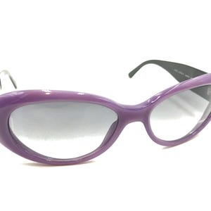 Chanel 5119 1010/11 Purple Black Sunglasses Gray Lens 54-15 135 Italy Designer
