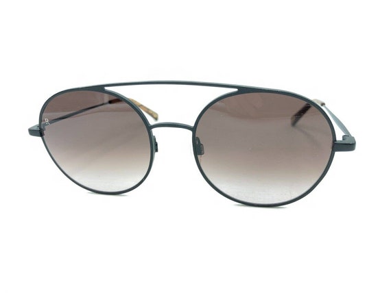 Raen Scripps Burlwood Matte Black Round Sunglasse… - image 8
