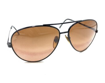 Serengeti Essentials DR 5223 Black Aviator Sunglasses Brown Lens 135 Men Women