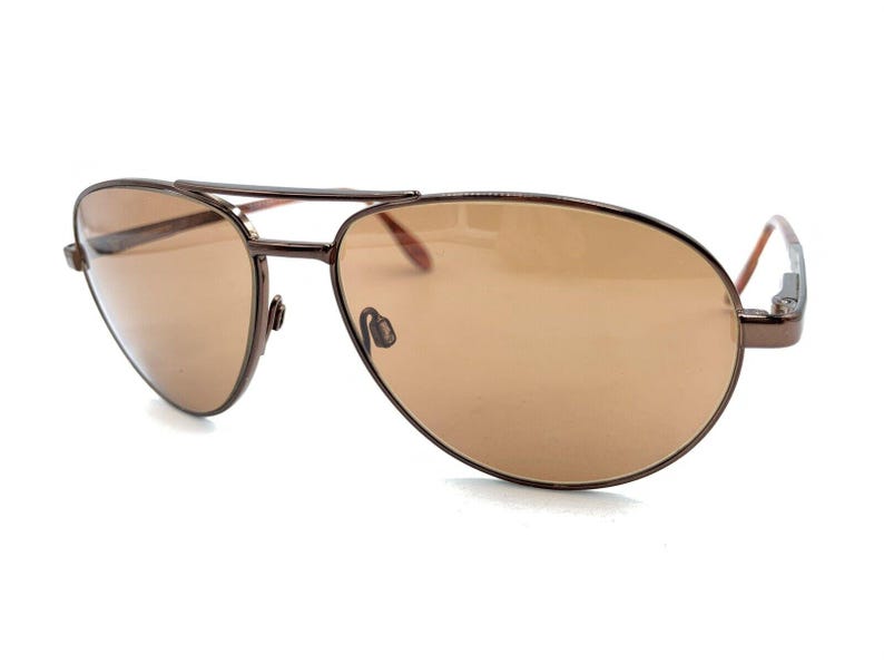 Serengeti Apogee 6684 2000 Brown Aviator Sunglasses Brown Lens Japan Men Women image 8