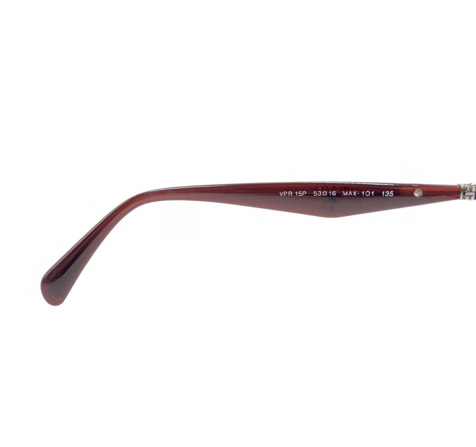 PRADA Red Gradient Cat Eye Logo Badge VPR 15P MAX-101 Eyeglasses Italy Buy Prada VPR 15P PDN-1O1 – Eyewear Collections main image 2
