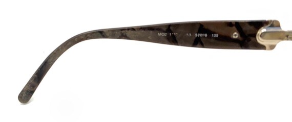 Versace Purple Silver Slim Rectangle Eyeglasses F… - image 9