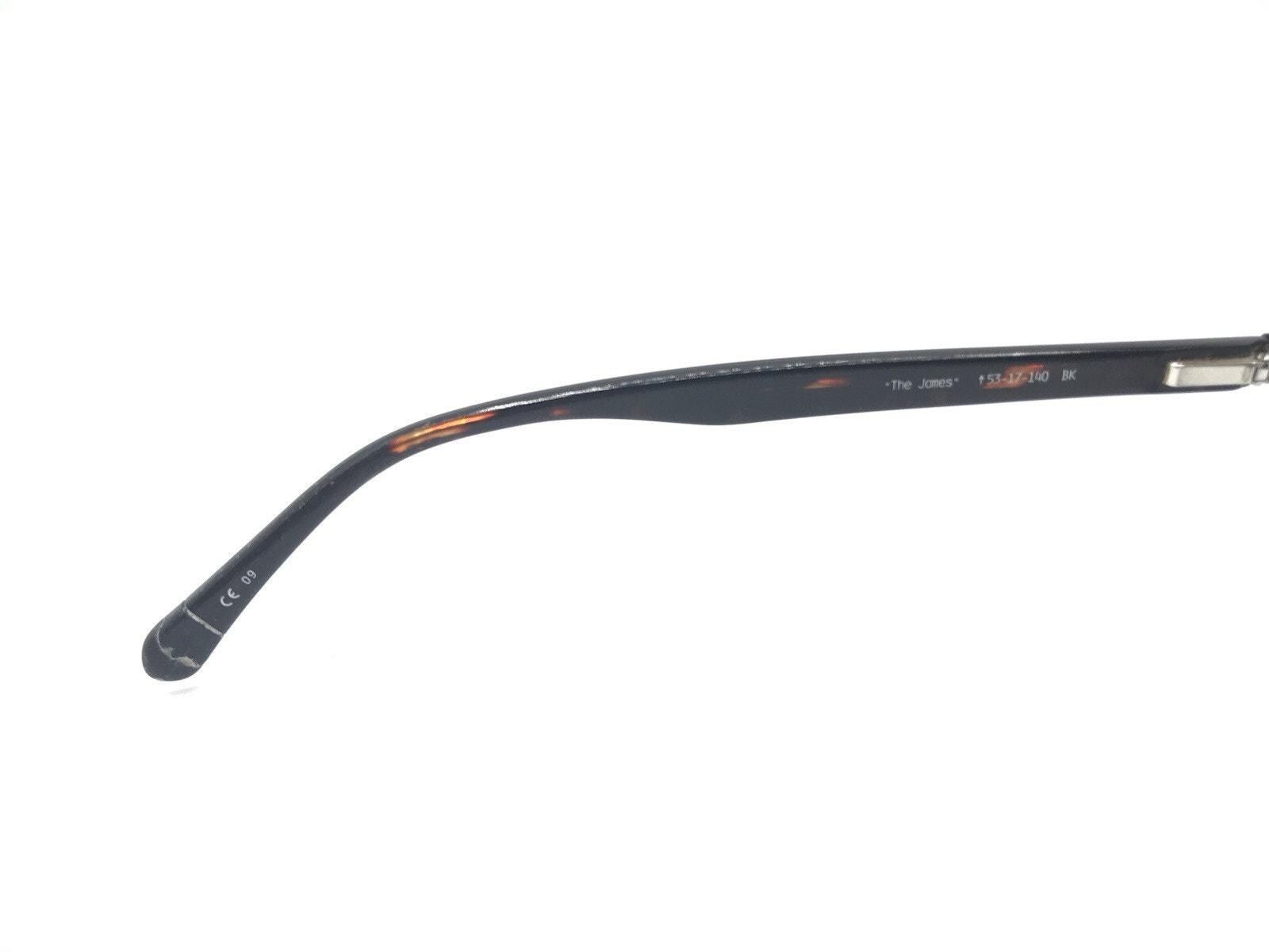 Penguin the James Matte Black Silver Eyeglasses Frames 53-17  display picture 1