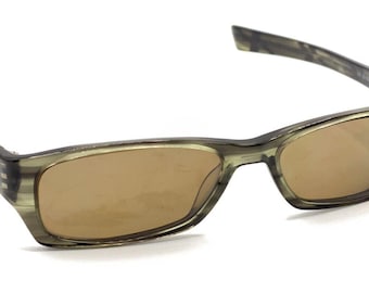 Oakley Tumbler 22-153 Olive Tortoise Rectangular Eyeglasses Frames 53-17 135