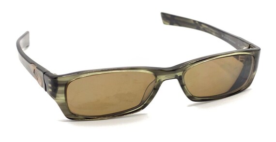 Oakley Tumbler 22-153 Olive Tortoise Rectangular Eyeglasses  display picture 1