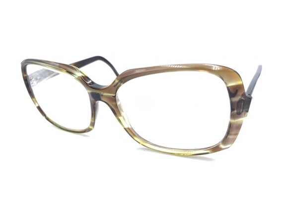 American Optical VIntage Brown Large Square Eyegl… - image 8