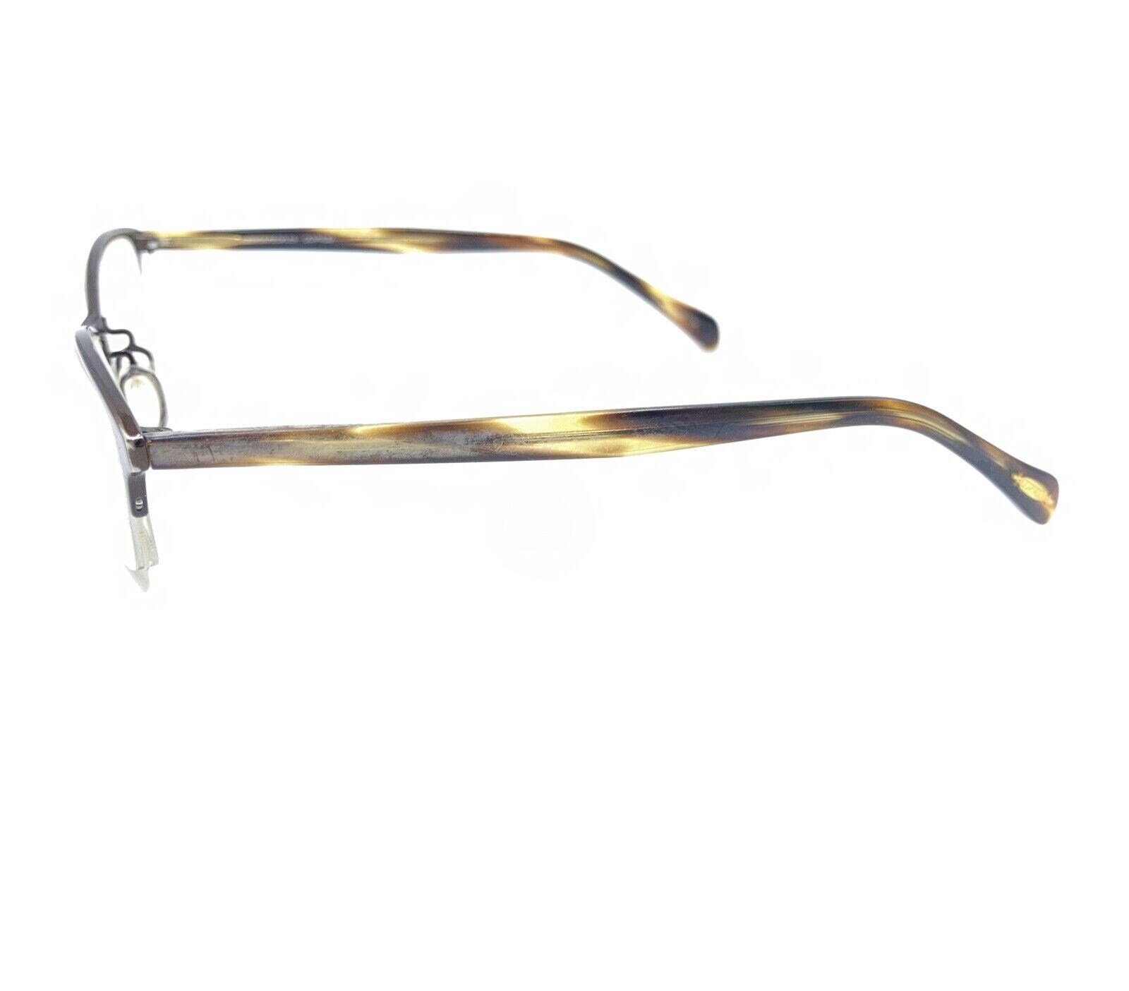 Oliver Peoples Maryse OV1089T 5074 Titanium Tortoise Eyeglasses Frames 49-17-140 OLIVER PEOPLES Eyeglasses Half Rimless MARYSE 49-17-140  main image 2