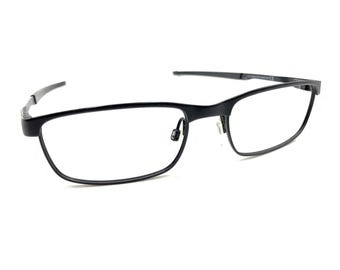 Oakley Steel Plate OX3222-0154 Powder Coal Black Eyeglasses Frames 54-18 141 Men