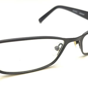 Bulova Boracay Black Silver Rectangle Eyeglasses Frames 52  display picture 1