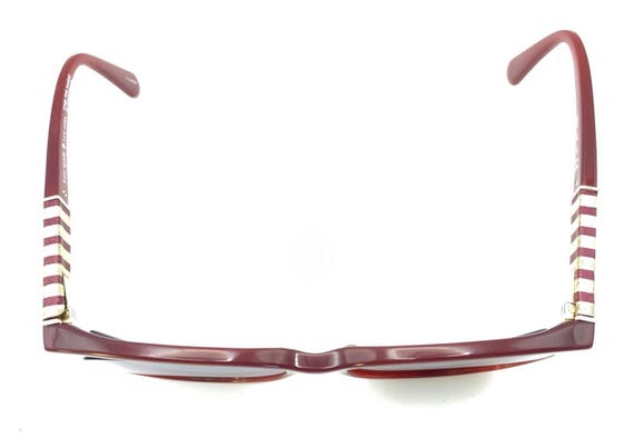 Kate Spade Diana LHF Red Gold Rectangle Eyeglasses Frames 140 Designer Women View 4