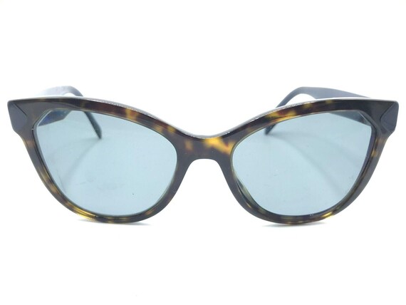 Prada SPR 21S 2AU-2K1 Blue Tortoise Brown Sunglasses Frames  display picture 2