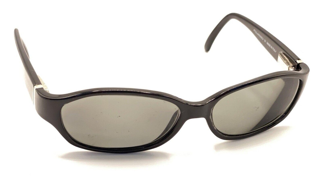 Serengeti Andros 6808 Black Oval Sunglasses Frames Designer Italy