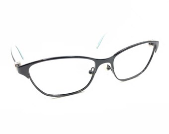 Tiffany & Co. TF 1072 6007 Black Cat Eye Eyeglasses Frames 51-15 135 Italy Women