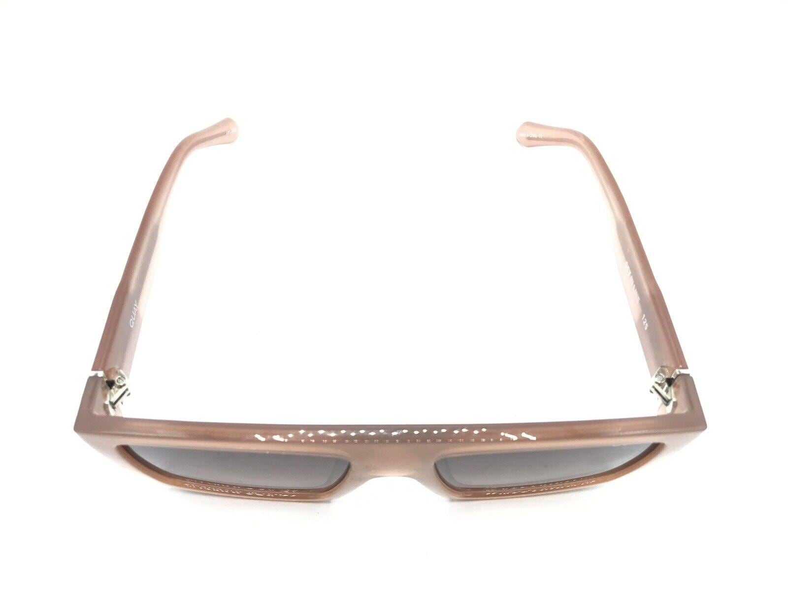 Quay Get in Line Brown Silver Square Oversized Sunglasses  display picture 3