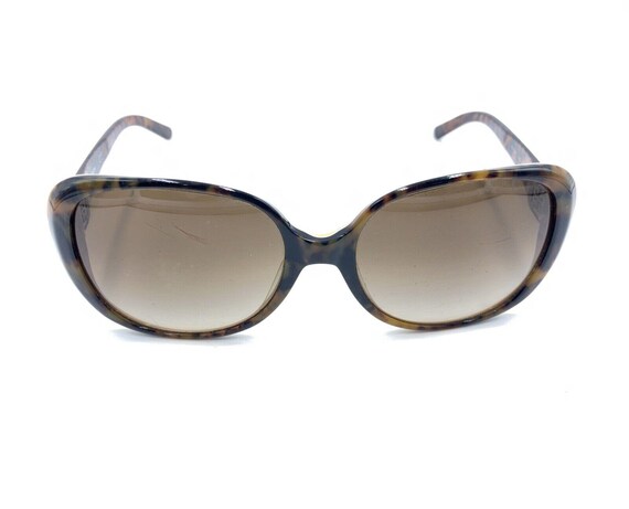 Tory Burch TY7036 Brown Tortoise Yellow Square Sunglasses  display picture 3