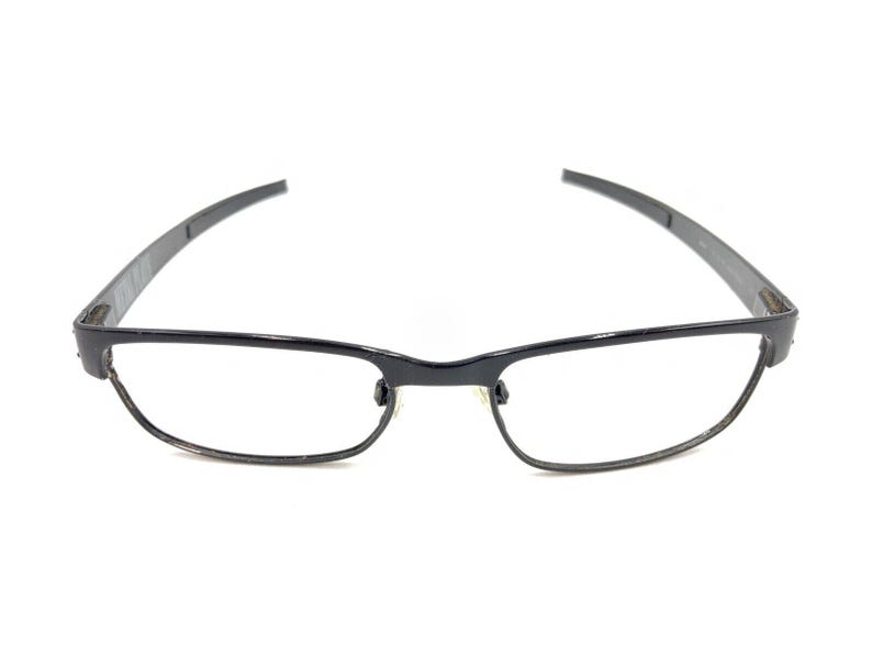 Oakley Metal Plate 22-198 Matte Black Metal Eyeglasses Frames 53-18 140 Sports image 2