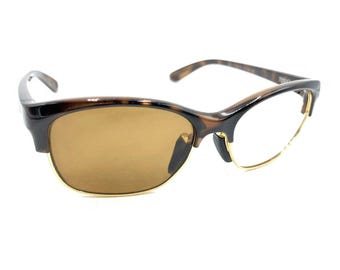 Oakley RSVP OO9204-03 Tortoise Brown Gold Sunglasses Frames 53-16 145 Italy