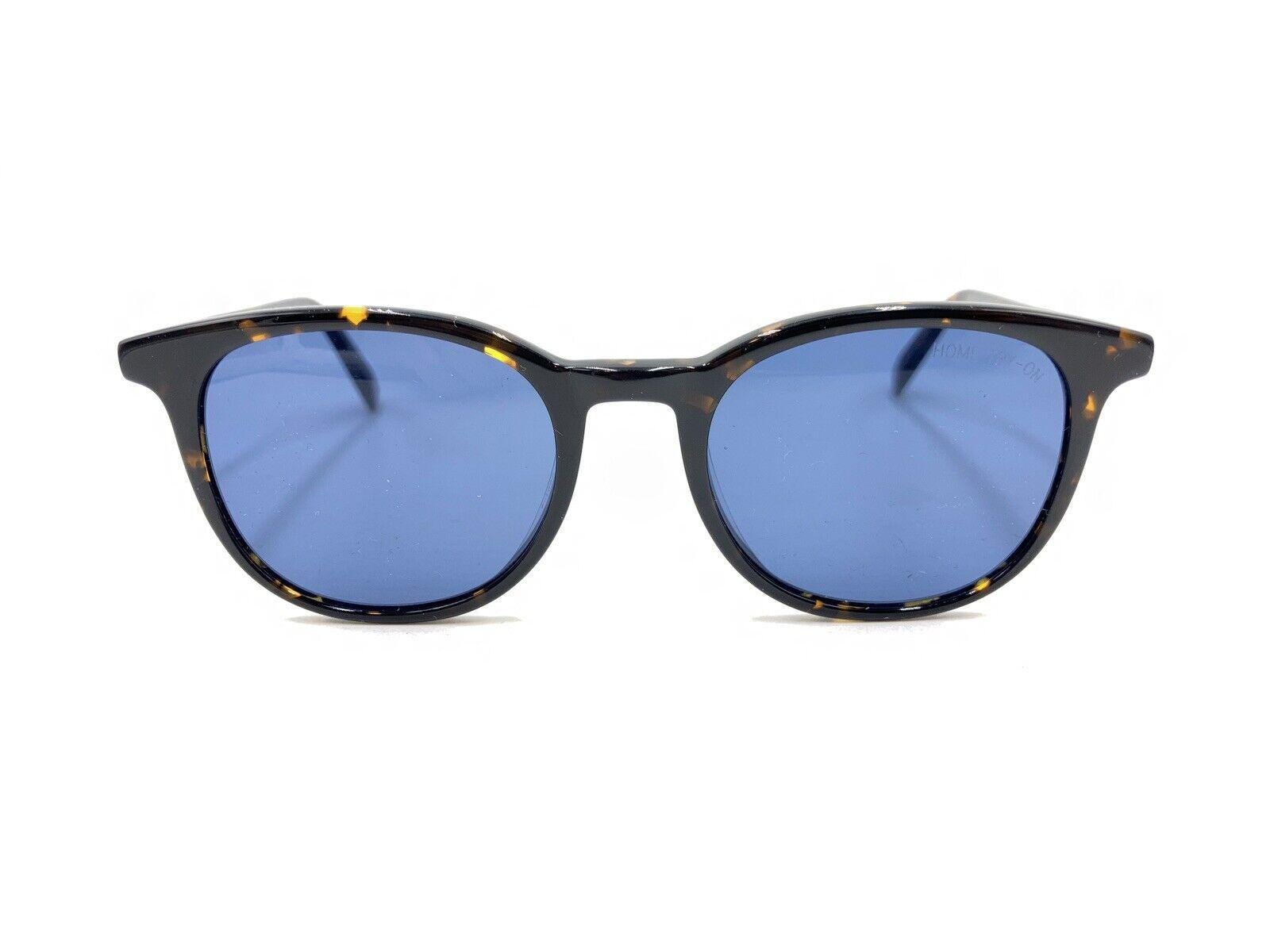 Warby Parker Durand M 200 Tortoise Brown Sunglasses Blue 