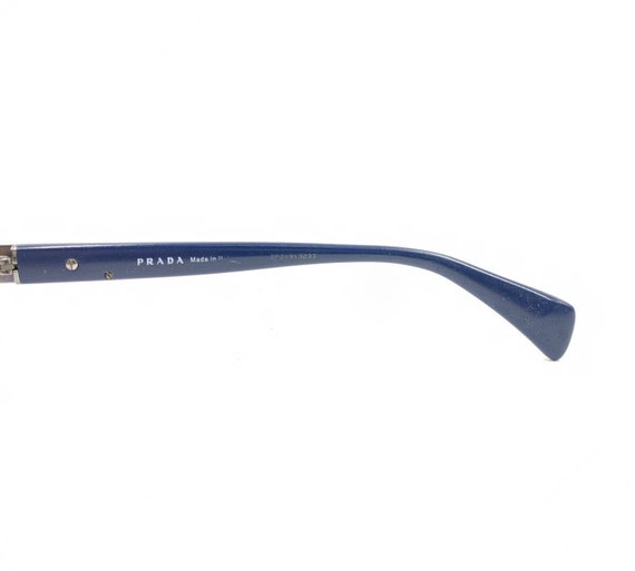 Prada VPR QFM-1O1 Gunmetal Gray Blue Eyeglasses F… - image 9