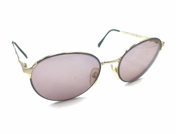 Gucci GG 2280 DQ7 Black Gold Aviator Sunglasses F… - image 1