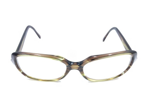 American Optical VIntage Brown Large Square Eyegl… - image 2