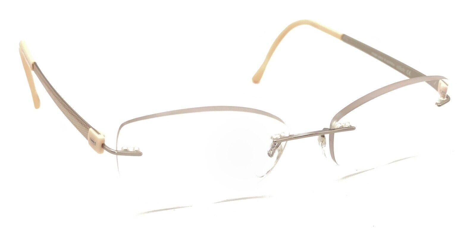 Silhouette 5452 40 6052 Eyeglasses Sunglasses Pink Silver 19 135mm FRAMES Silhouette 5452 40 Titanium Eyeglasses FRAMES | Mercari main image 3