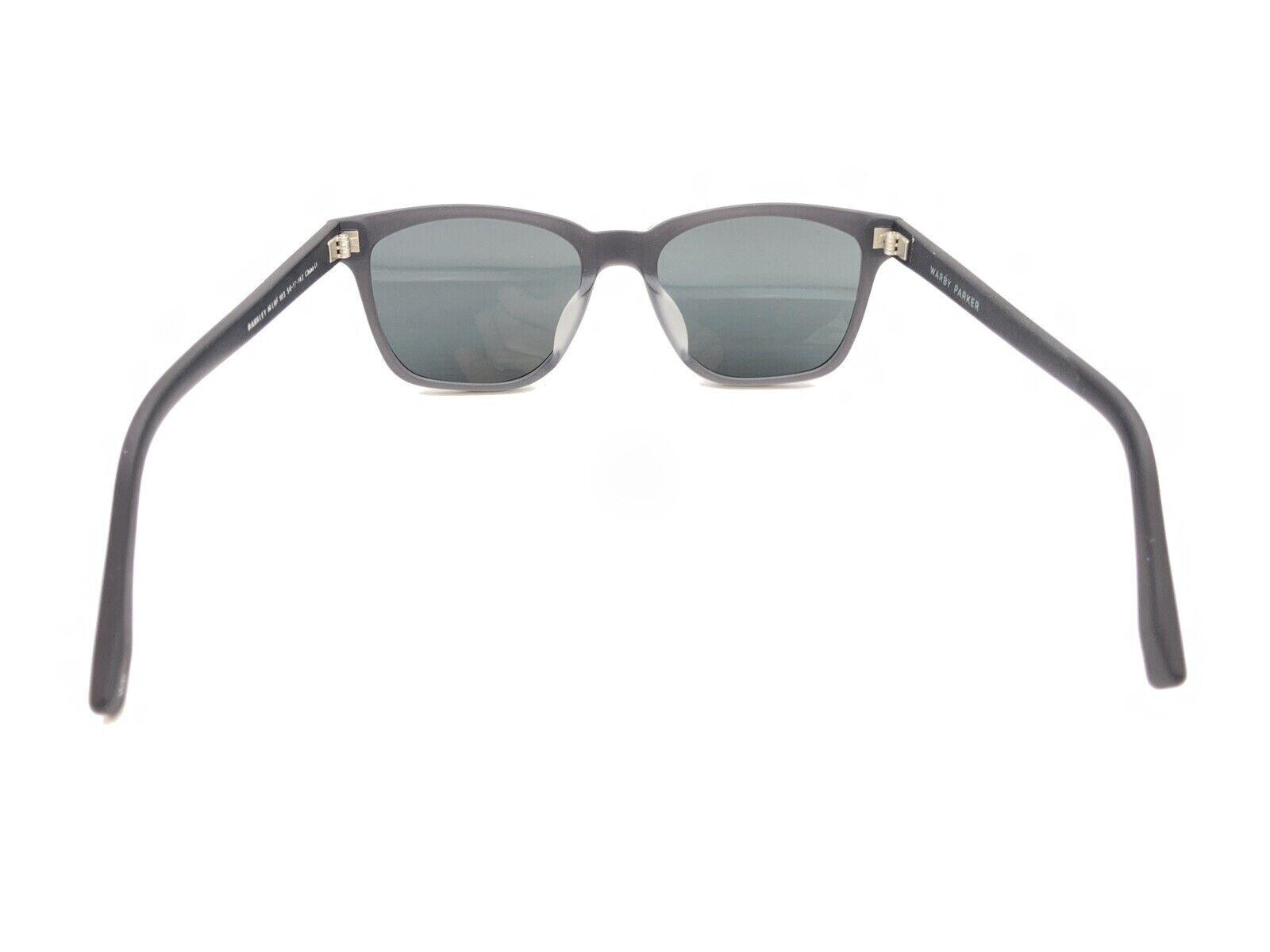 Warby Parker Barkley M LBF 103 Matte Black White Sunglasses 
