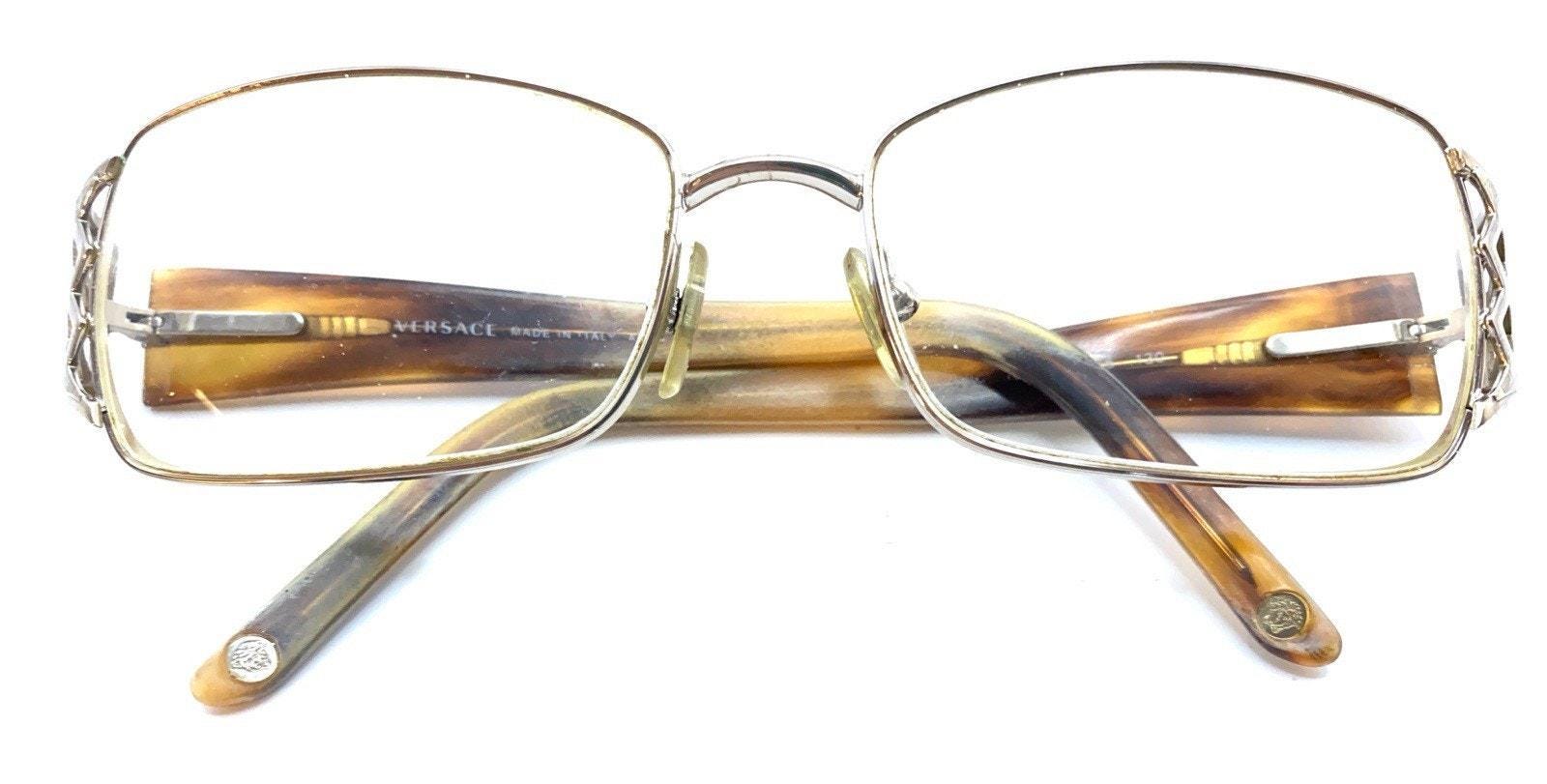 VERSACE EYEGLASSES MOD 1160 1052‎ 53•16•130 VERSACE GLASSES RECTANGULAR Versace, 1160, Color 1052 Brown, 53-16-130, Made in Italy | eBay main image 4