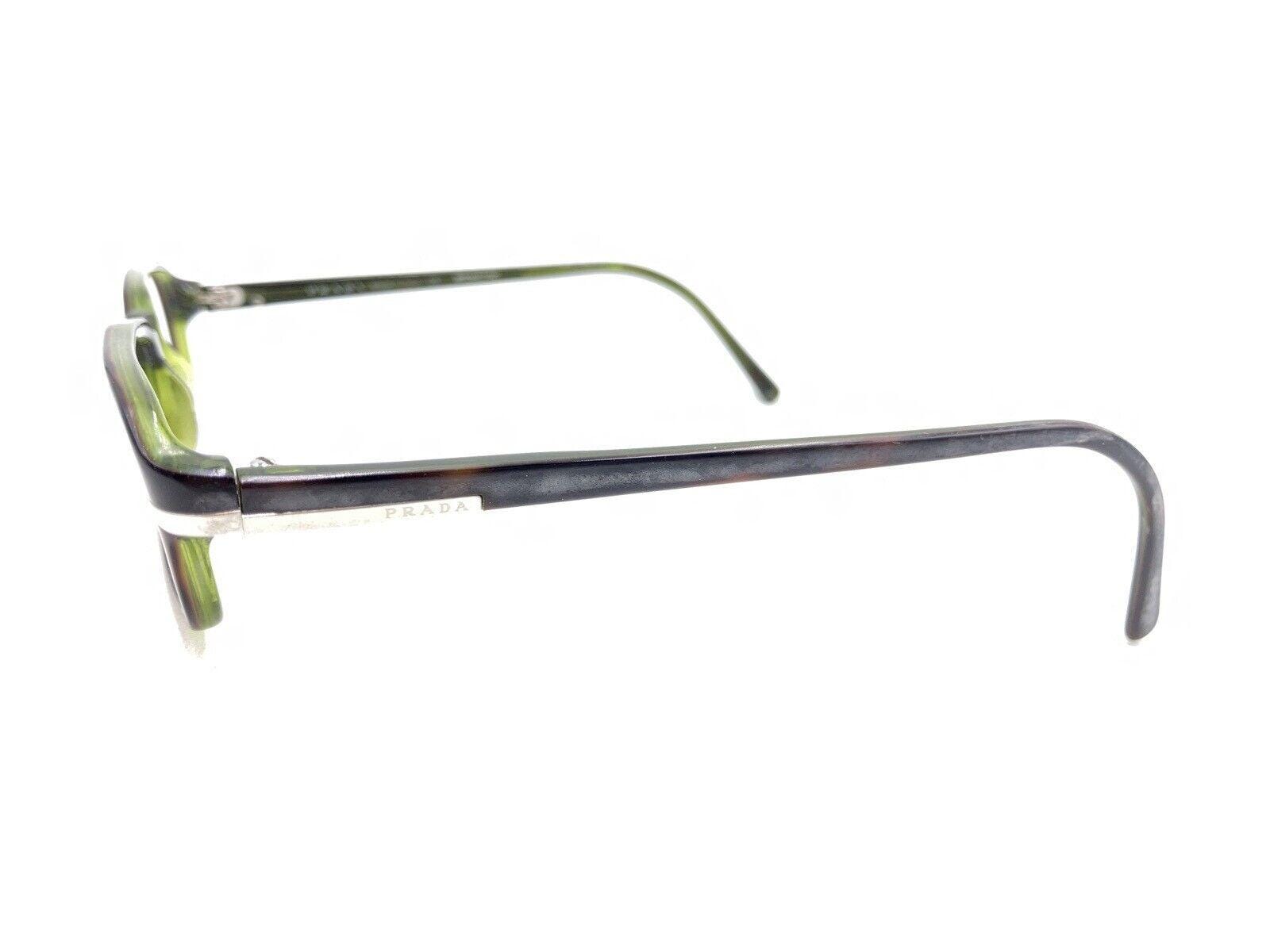 Prada VPR 02F 5AY-1O1 Tortoise Brown Green Eyeglasses Frames 