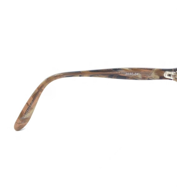 Oakley Disguise 2030-04 Brown Rectangle Wrap Sunglasses  display picture 3
