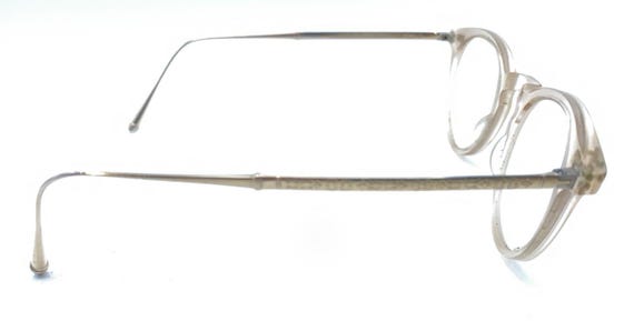 Matsuda Clear Translucent Gold Round Eyeglasses F… - image 5