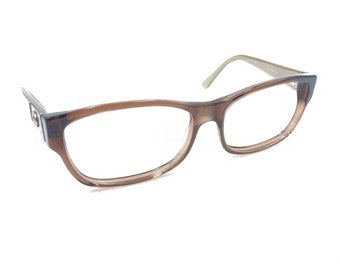 Gucci GG 3133 MH5 Translucent Brown Beige Eyeglasses Frames 54-15 135 Women