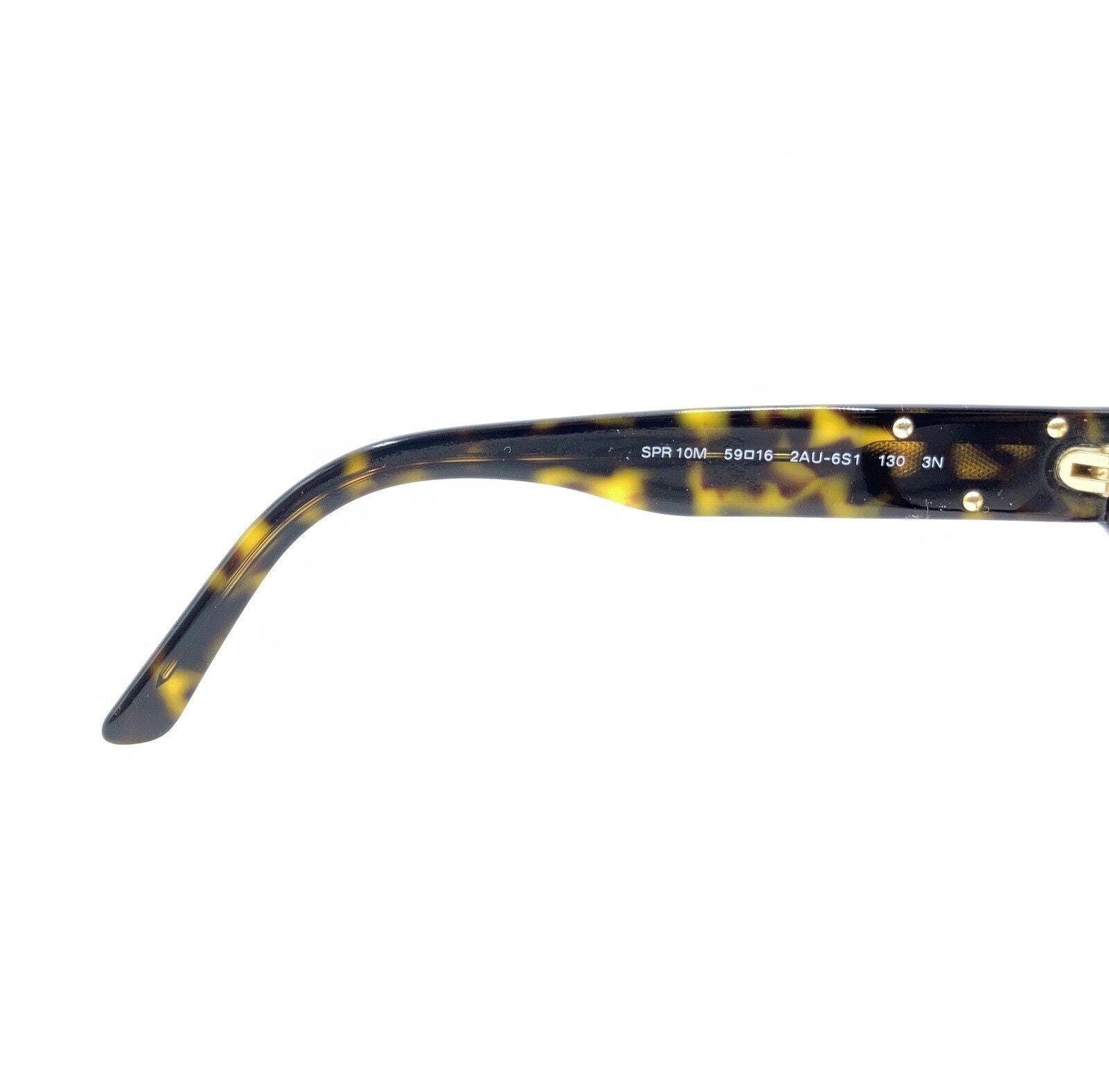 Prada Sunglasses SPR 10M 2AU-6S1 Tortoise Brown FRAMES ONLY 59-16 130 Italy Prada SPR 10M 2AU-6S1 Tortoise Brown Sunglasses Frames 59-16  main image 2