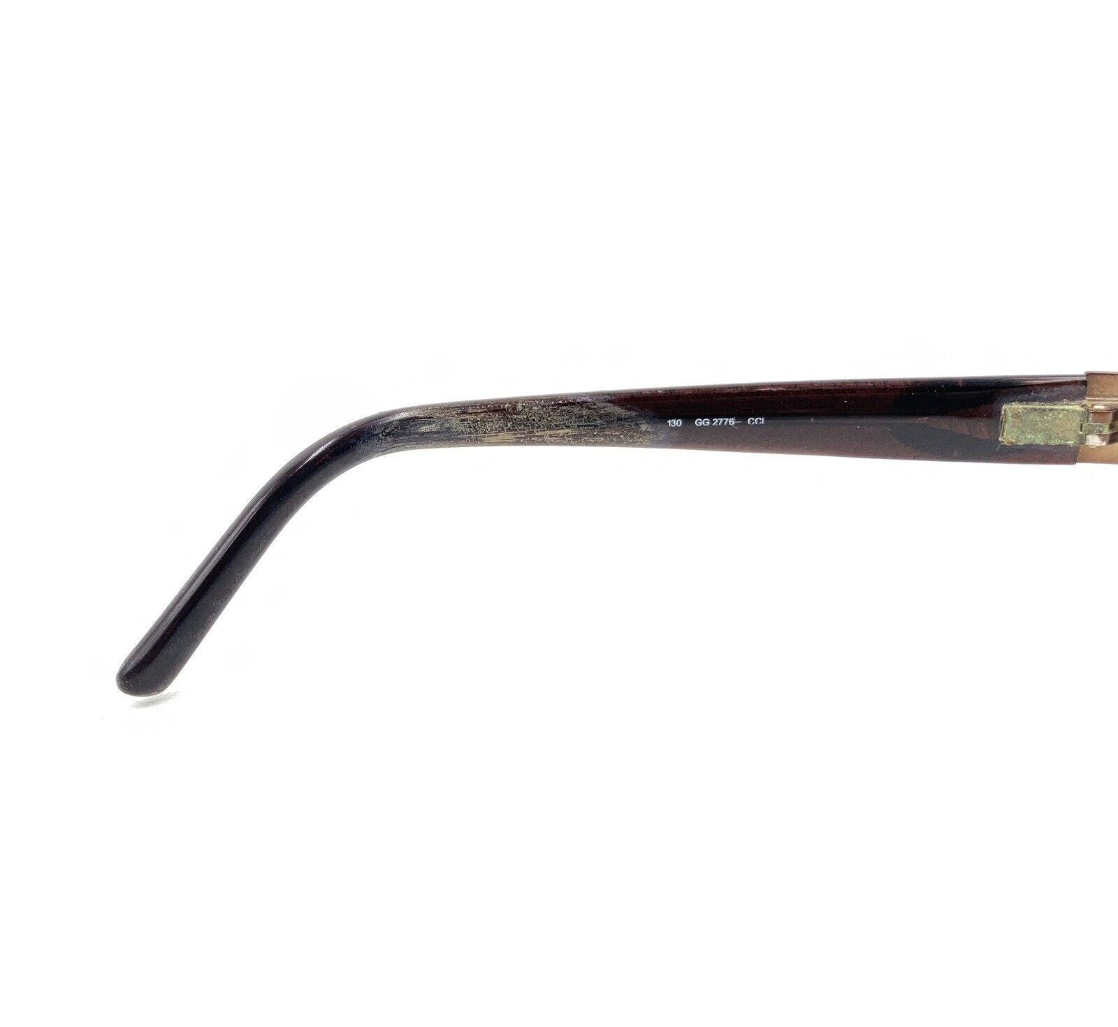Gucci GG 2776 CCI Brown Copper Half Eyeglasses Frames 52-17  display picture 3