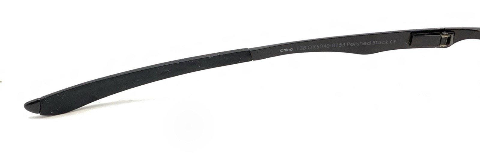 Oakley Wingspan OX5040-0153 Polished Black Metal Eyeglasses 