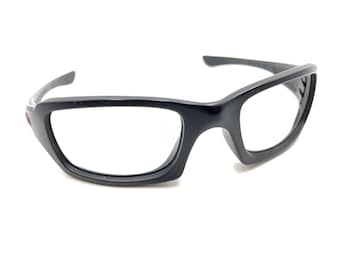 Oakley Vintage Five Matt Schwarz Rot Wrap Sonnenbrille Frames 130 USA Männer Frauen