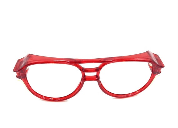 American Optical Vintage Aerosite Red Clear Safet… - image 2
