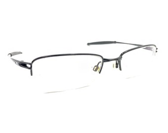 Oakley Valve OX3093-0153 Zwarte brillen met halve rand montuur 53-18 135 heren dames