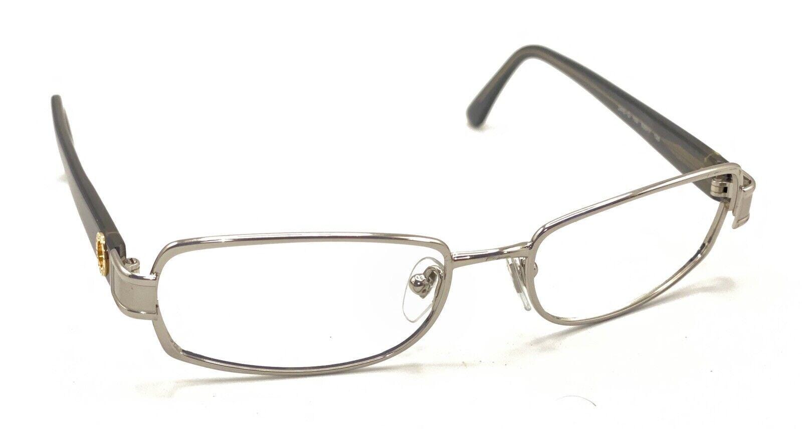 Bvlgari 246-G 102 Gunmetal Silver Blue Eyeglasses Frames 53-17 135 Japan Unisex