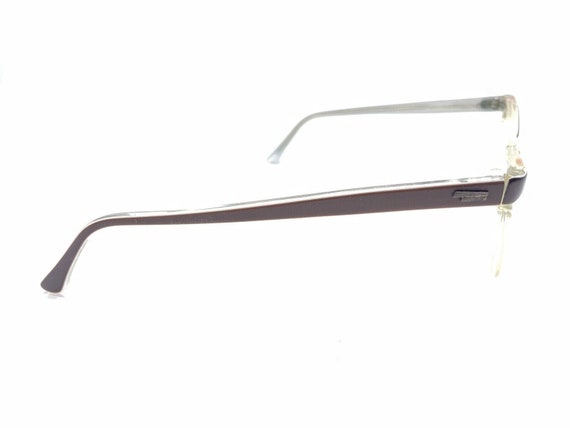 Shuron Vintage Brown Clear Cat Eye Eyeglasses Fra… - image 4