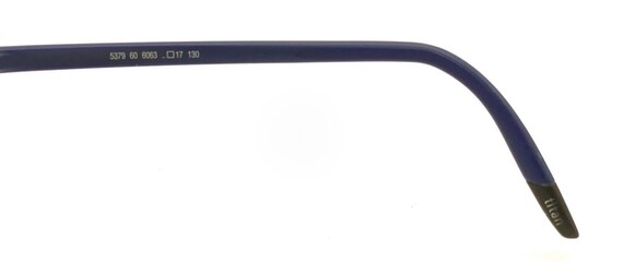 Silhouette 5379 60 6063 Titanium Blue Rimless Eyeglasses  display picture 3
