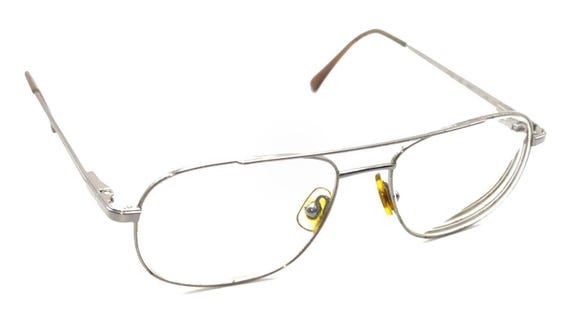 Marchon M1002 260 Silver Aviator Metal Eyeglasses Frames 55  display picture 3