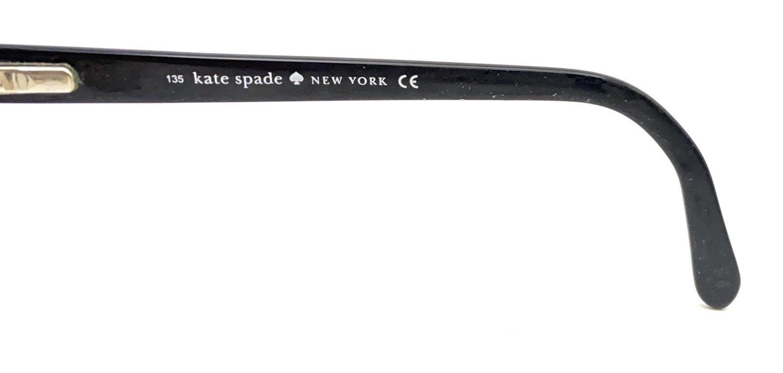 Kate Spade Shayla 0W33 Black Half Rim Cat Eye Eyeglasses  display picture 1