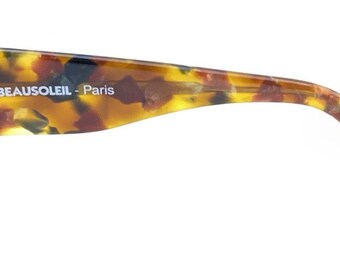 Beausoleil 115 642 Brown Tortoise Oval Sunglasses Frames France