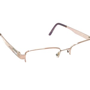 Gucci GG 2770/Strass GSG Rose Gold Half Eyeglasses Frames 53-19 135 Italy Women