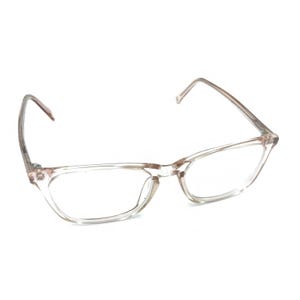 Warby Parker Welty 600 Clear Pink Rectangular Eyeglasses Frames 52-18 145