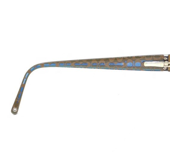 Coach Glasses Nuala 2019 Brown Coach Brown Blue Clear Rectangular Glasses Logo Temple Nuala  main image 2